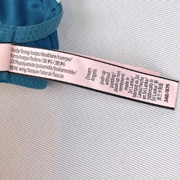 Victoria’s Secret Dream Angels Push-Up Without Padding Bra Size 34B - Picture 6 of 6